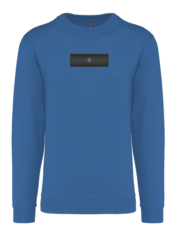 Le Bro'Sweat Col Rond Bleu Royal