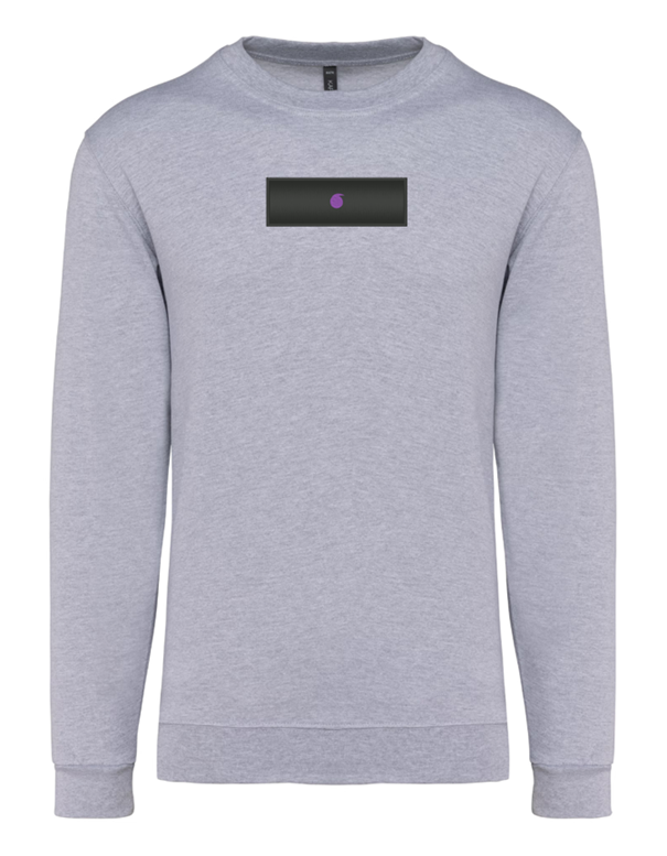 Le Bro'Sweat Col Rond Gris Oxford
