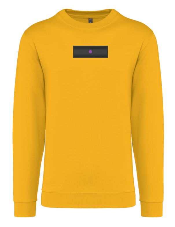 Le Bro'Sweat Col Rond Jaune