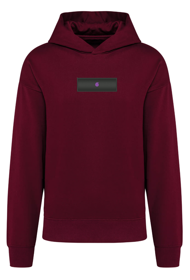 Le Bro'Sweat Capuche Oversize Bordeaux