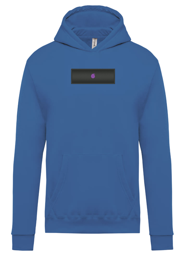 Le Bro'Sweat Capuche Enfant Bleu Royal