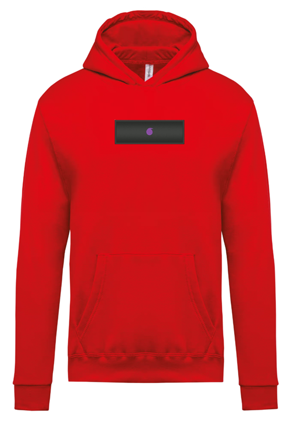 Le Bro'Sweat Capuche Enfant Rouge