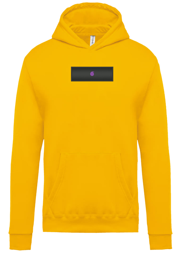 Le Bro'Sweat Capuche Enfant Jaune