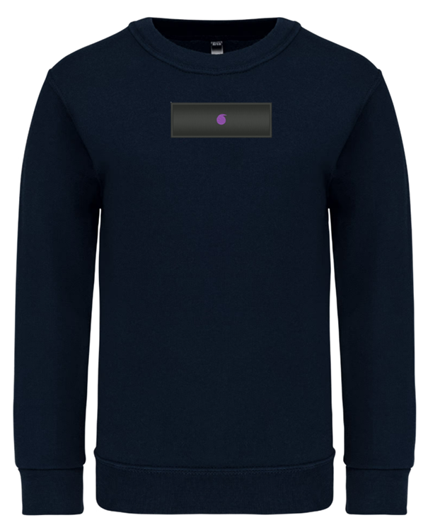 Le Bro'Sweat Col Rond Enfant Navy