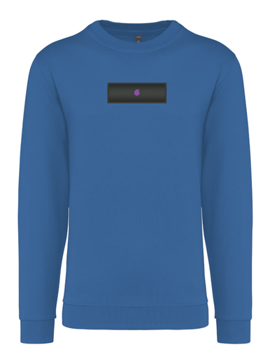 Le Bro'Sweat Col Rond Bleu Royal