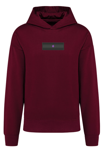 Le Bro'Sweat Capuche Oversize Bordeaux
