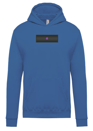 Le Bro'Sweat Capuche Enfant Bleu Royal