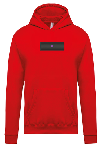 Le Bro'Sweat Capuche Enfant Rouge