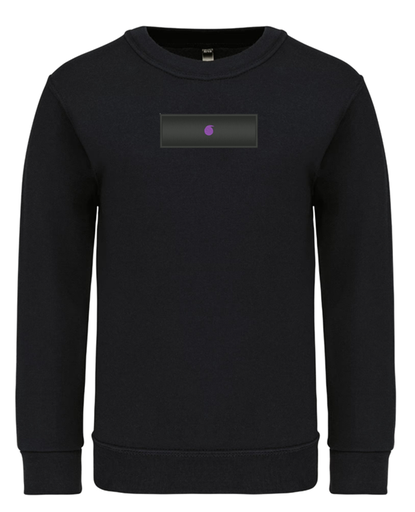Le Bro'Sweat Col Rond Enfant Noir