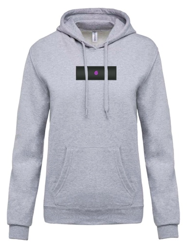 Le Bro'Sweat Capuche Gris Oxford